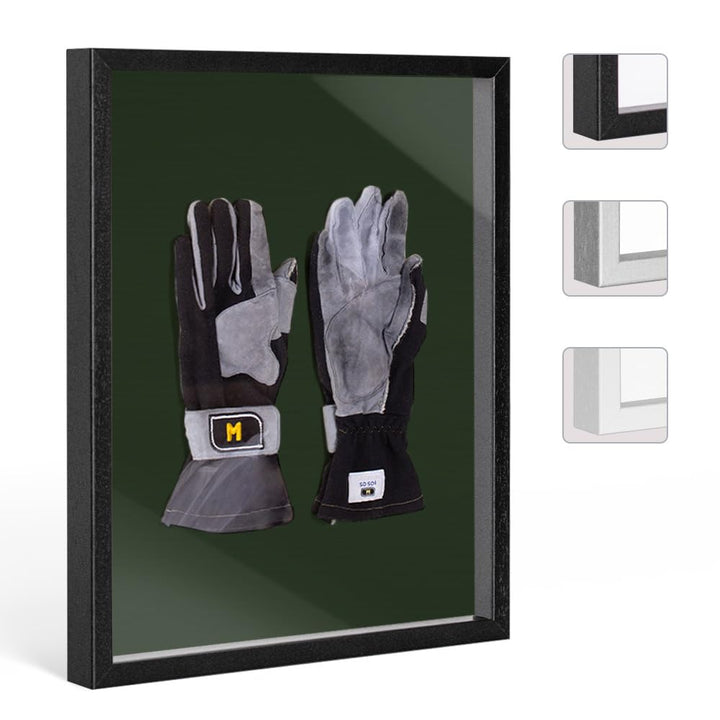 Bildershop-24 Objektrahmen Trikotrahmen Vario inkl. Bügel und Passepartout 30x60cm Schwarz (lackiert