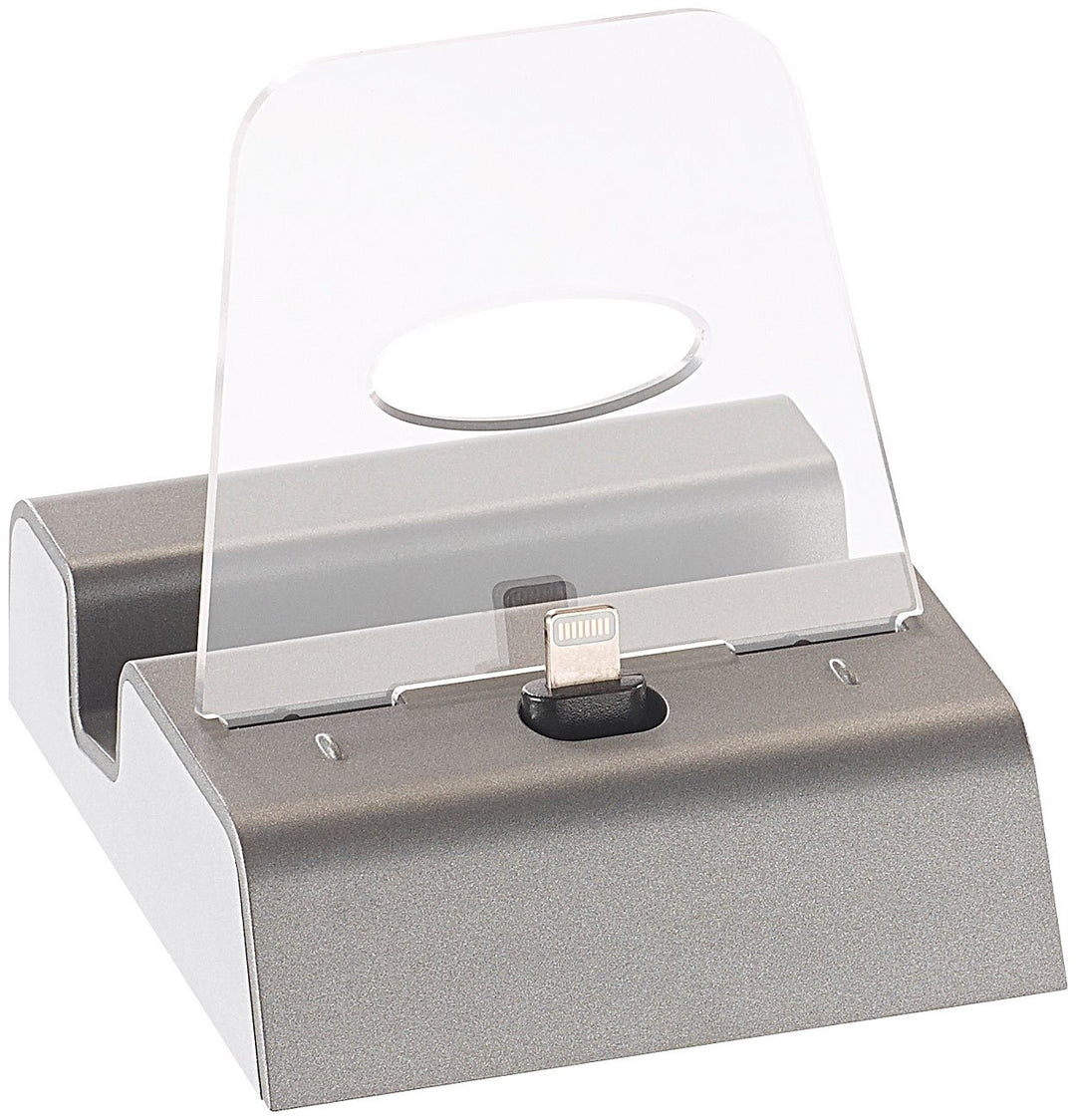 Callstel Ladestation iPhone: Docking-Station mit Bluetooth, Lightning- & Audio-Ausgang, MFi-zert. (i