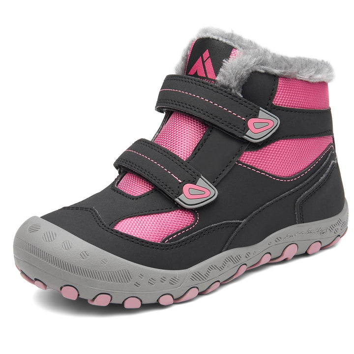 Mishansha Kinder Winterschuhe Mädchen Winterstiefel Warm Schneestiefel Gefüttert Boots Wasserdicht 2
