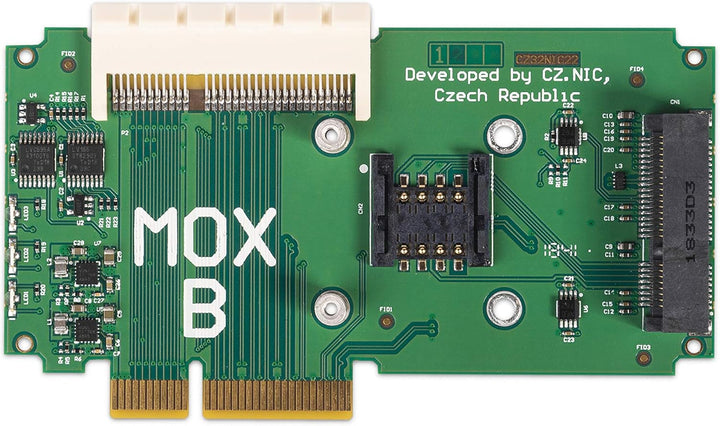 Turris MOX B (Extension) Module for Open Source & Secure MOX WiFi Router | mPCIe Slot for WiFi Card/
