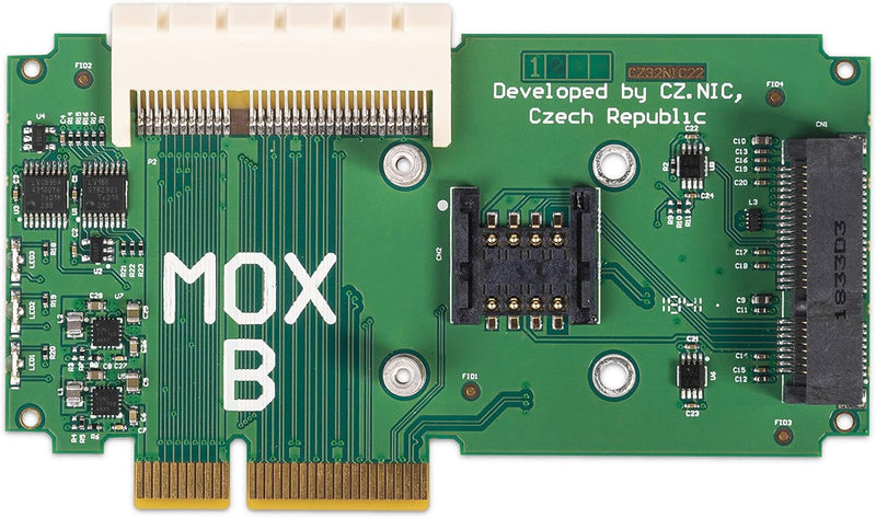 Turris MOX B (Extension) Module for Open Source & Secure MOX WiFi Router | mPCIe Slot for WiFi Card/
