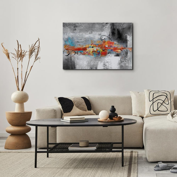 murando Akustikbild Abstrakt 120x80 cm Bilder Akustikschaum Hochleistungsschallabsorber Schallschutz