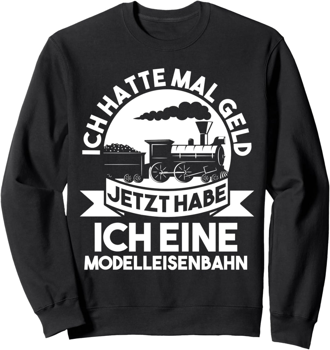 Modelleisenbahn Eisenbahn Lokomotive Sweatshirt