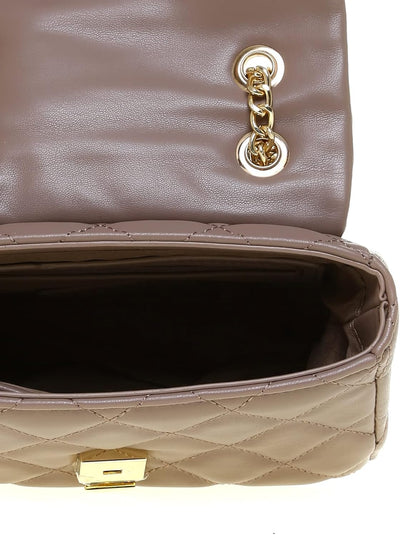 Valentino Bags Damen Ocarina Satchel, Beige (Taupe), 8x13.5x18.5 cm (B x H x T)