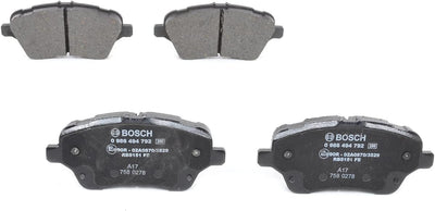 Bosch BP1966 Bremsbeläge - Vorderachse - ECE-R90 Zertifizierung - vier Bremsbeläge pro Set