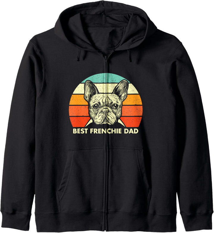 Bester Frenchie Dad, Vintage, französische Bulldogge Kapuzenjacke