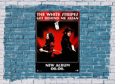 The White Stripes - Get Behind Me Satan, 2006 » Konzertplakat/Premium Poster | Live Konzert Veransta