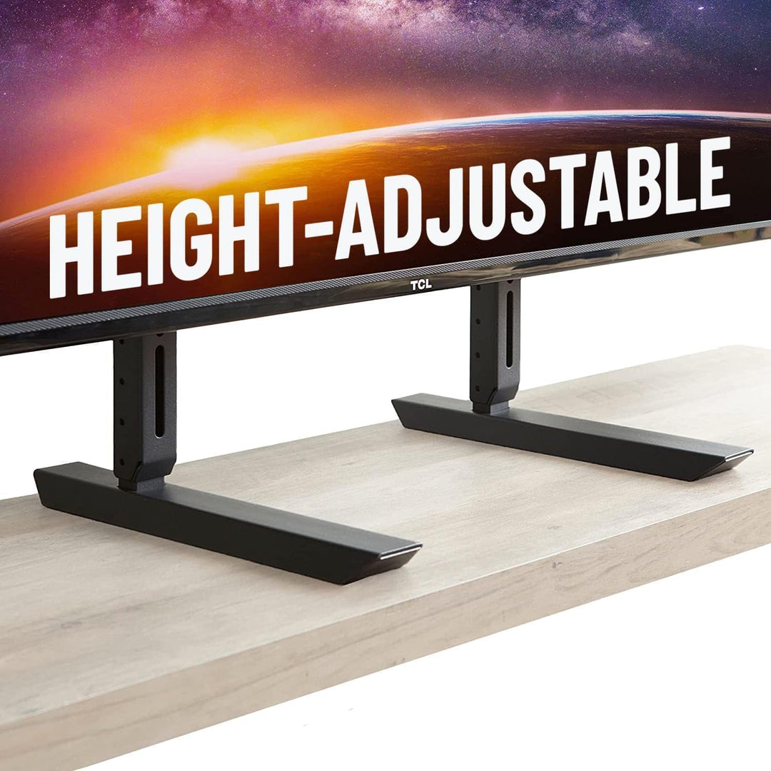 Echogear Universal Grosser TV-Ständer - Höhenverstellbarer Sockel für Fernseher bis zu 77 "- Wackelf