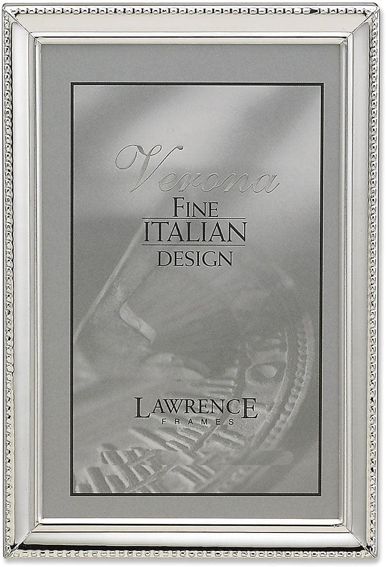 Lawrence Frames Bilderrahmen, 20,3 x 30,5 cm, poliertes Silber silber 8x12, silber 8x12