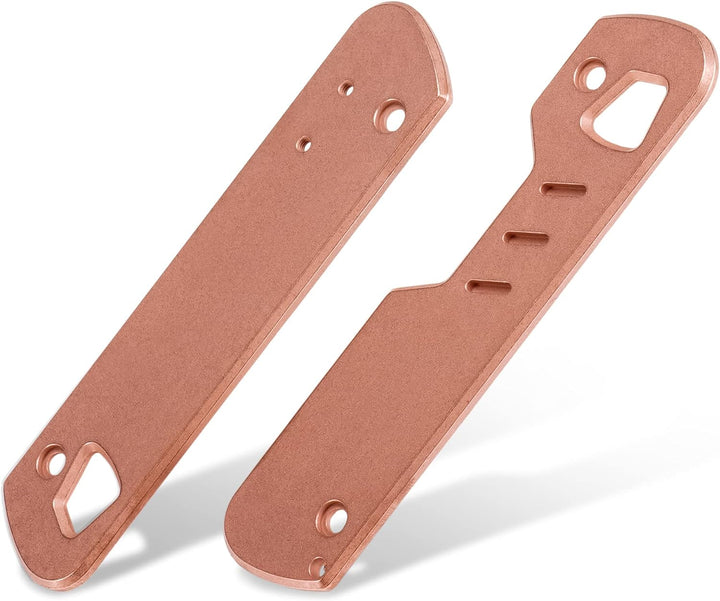 HorixGear 1 Paar Handle Patch Custom Messing Skalen für T4 Multitool (Kupfer), Kupfer