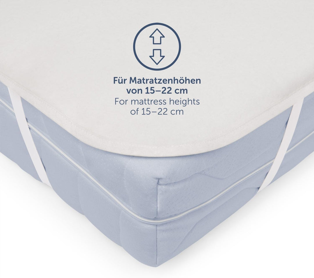 Blumtal® Premium Molton Matratzenschoner 70x140cm aus 100% Baumwolle im 2er Set - Oeko-Tex zertifizi