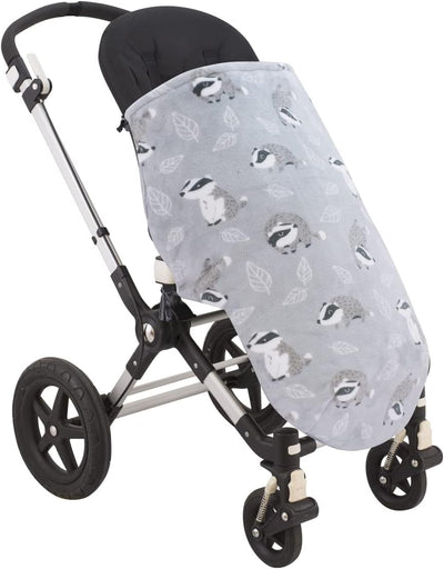 JYOKO KIDS Universal Baby Fusssack Kinderwagen, Extra Weicher Fleece für den Winter (BADGER, Fleece