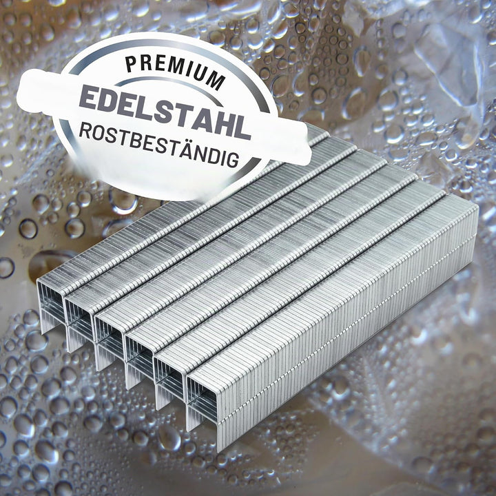 Tacwise 0477 Typ 140/10mm Edelstahl Heftklammern, 5.000 Stück 140/10mm Box mit 5000 Stück, 140/10mm