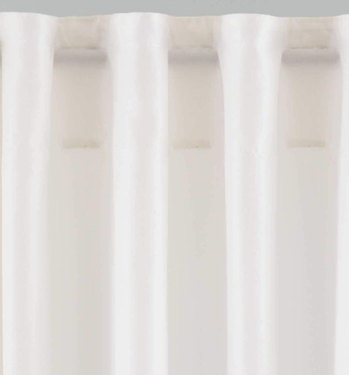 2er Set Vorhänge Verdeckte Schlaufen Cationic »JENA« HxB 250x300 cm Creme Blickdicht Leinen Optik Ga