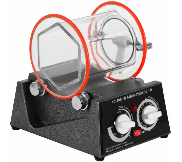 3KG Poliertrommel Poliermaschine Schmuck polieren Maschine Rotary Tumbler Schmuckpolier Poliertromme