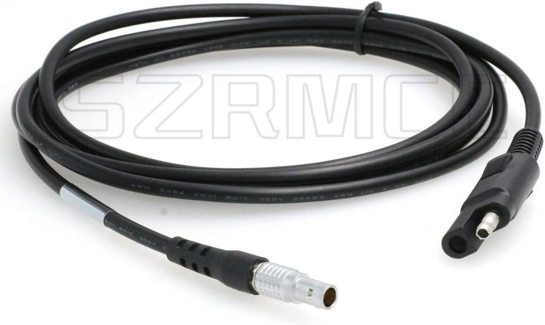 SZRMCC Trimble GPS RTK GNSS Receiver 5700 5800 R6 R7 R8 R10 46125-20C Ersatz-Stromkabel 2 Pin SAE au