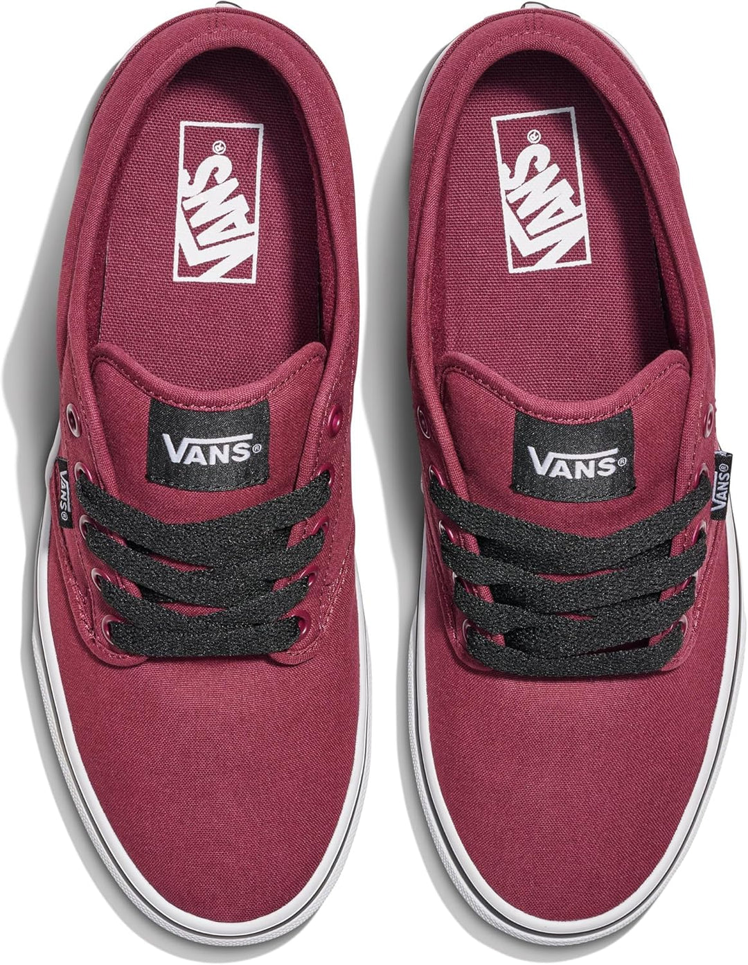 Vans 38.5 EU Canvas Oxblood White, 38.5 EU Canvas Oxblood White