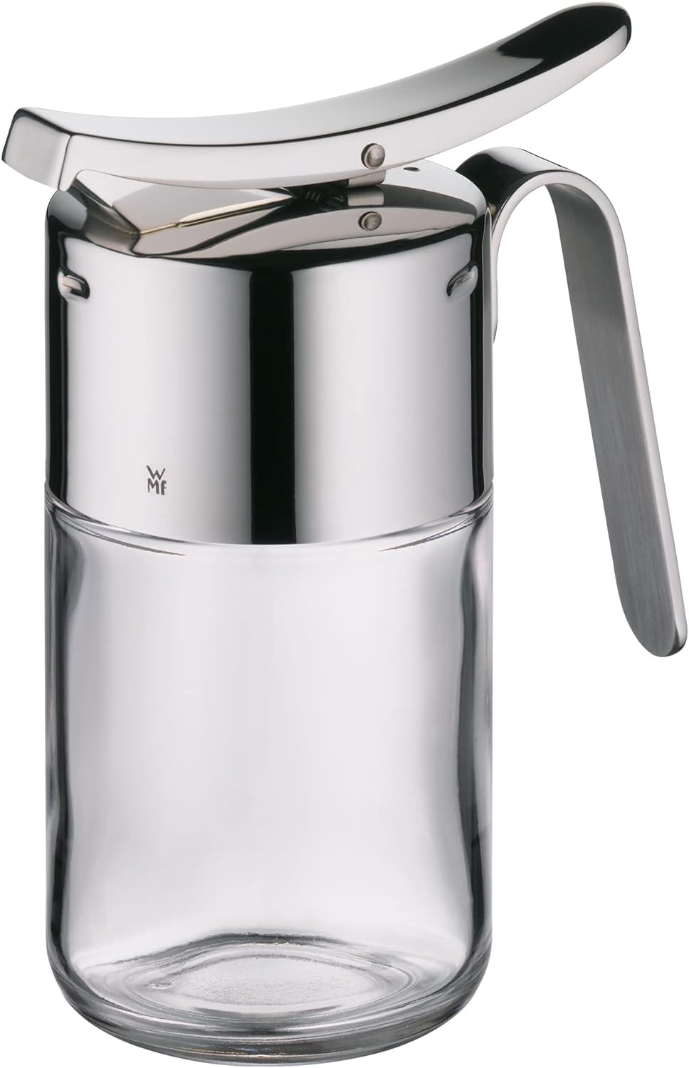 WMF Barista Sirup-/ Honigspender 240ml, Glas, Cromargan Edelstahl poliert, spülmaschinengeignet Sing