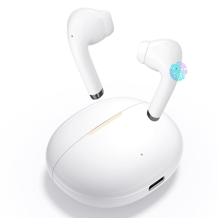 yobola Kopfhörer Kabellos Bluetooth 5.4, Semi-In-Ear Ohrhörer Tiefer Bass Stereo Touch Control mit 4