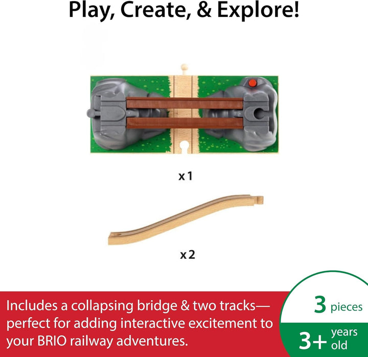 BRIO World - Einsturzbrücke - Empfohlen für Kinder ab 3 Jahren Single, Single