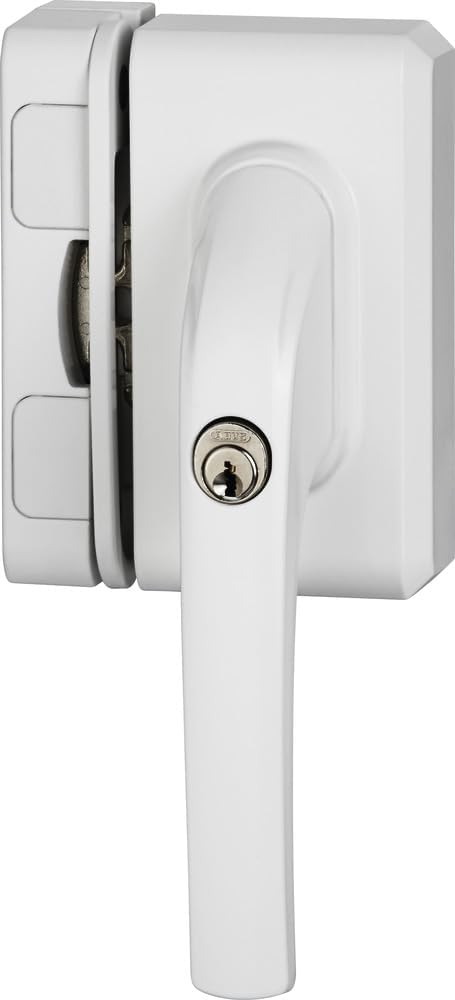 ABUS Fenster-Zusatzsicherung FO500N AL0125 - Fensterschloss mit Druckzylinder, gleichschliessend - A
