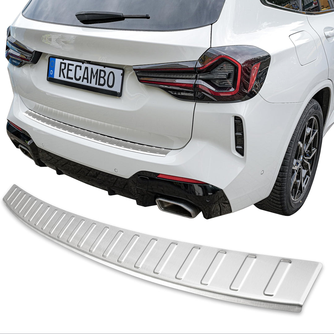 Ladekantenschutz Edelstahl MATT kompatibel für BMW X3 LCI | G01 | BJ ab 09/2021> | premium Qualität