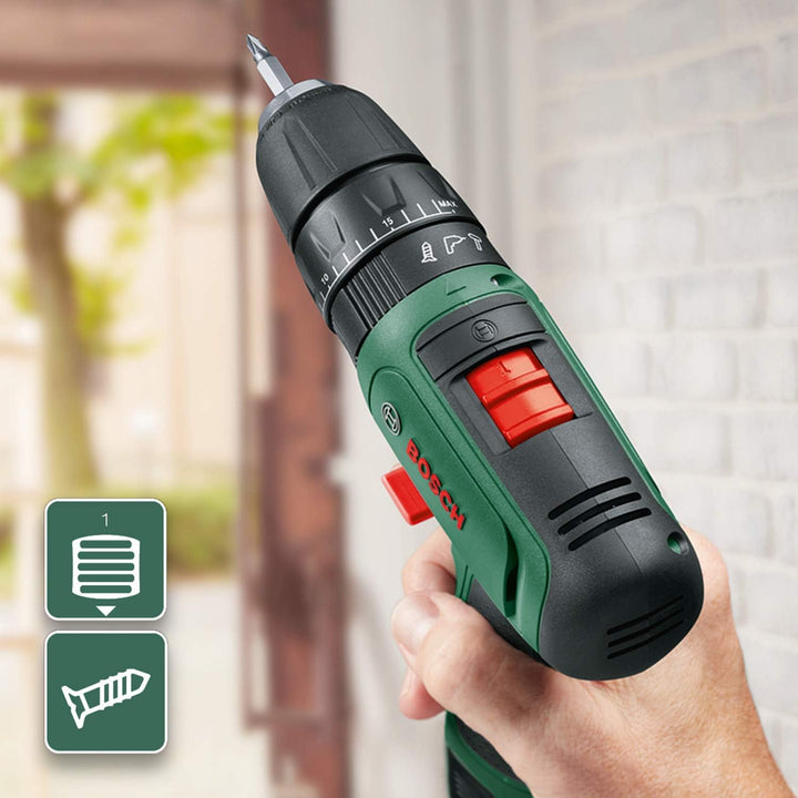 Bosch Home and Garden Bosch Akku Bohrschrauber EasyImpact 1200 (2x Akkus, 12 Volt System, 19tlg. Zub