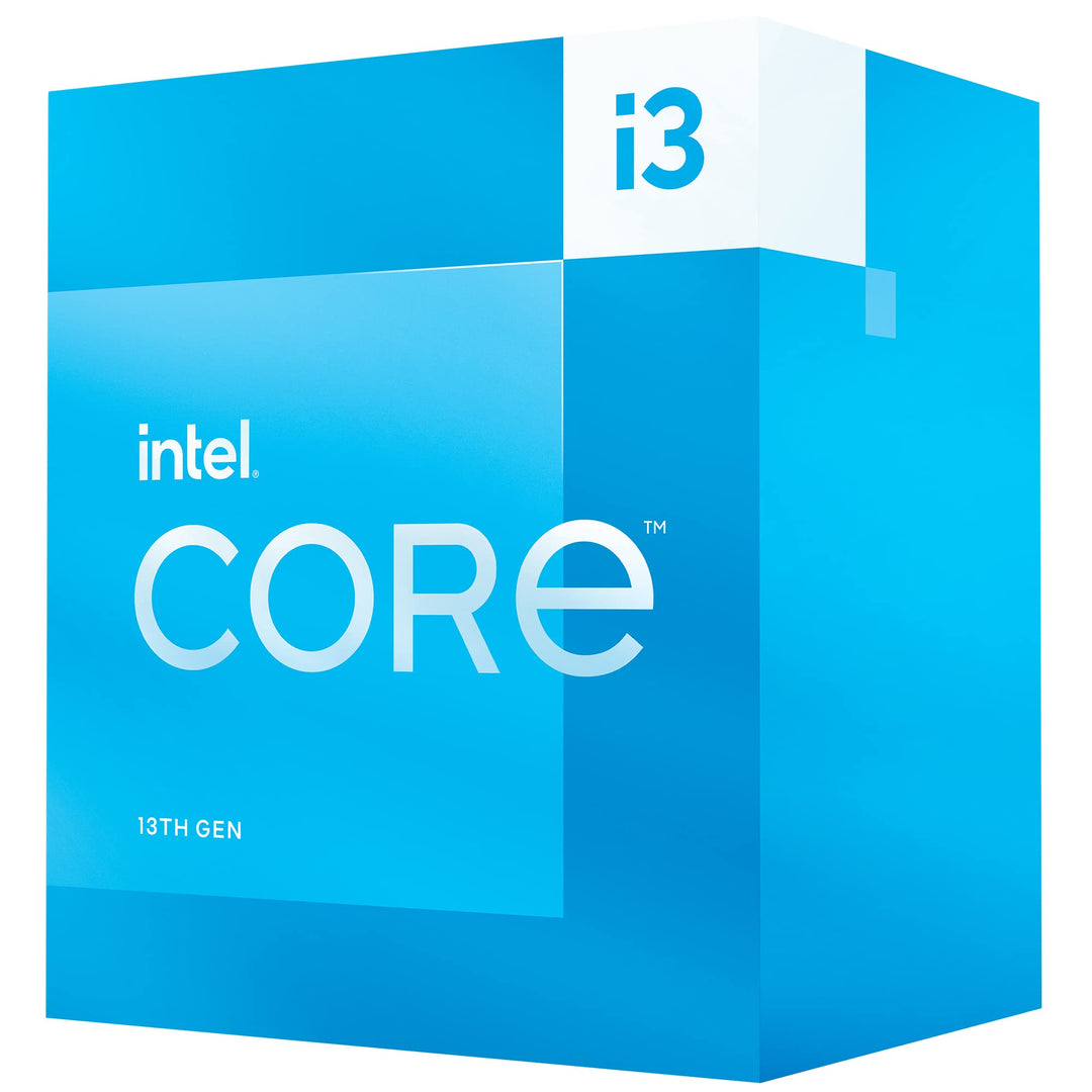 Intel Core i3-13100 Desktop-Prozessor, 4 Kerne (4 P-Kerne + 0 E-Cores) 12 MB Cache, bis zu 4,5 GHz,
