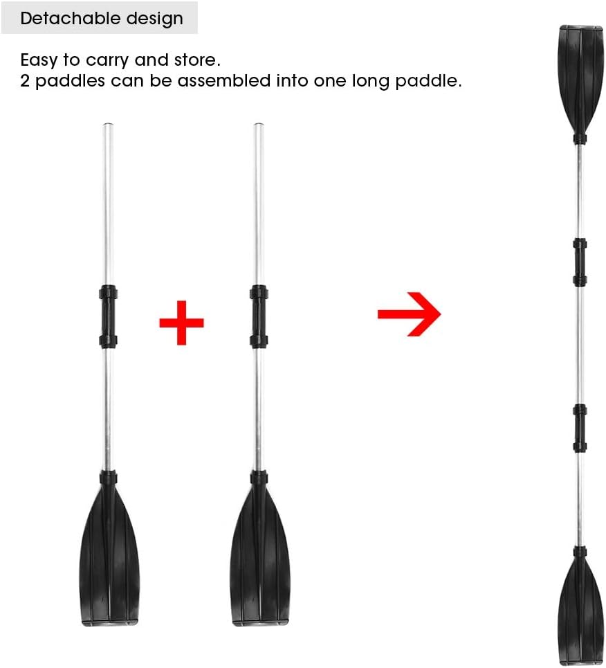 Bootsruder Qiilu Paddel Schwimmende Stand-Up-Board-Paddel 210 Cm/82,7 Zoll Abnehmbare Schwimmende Ru