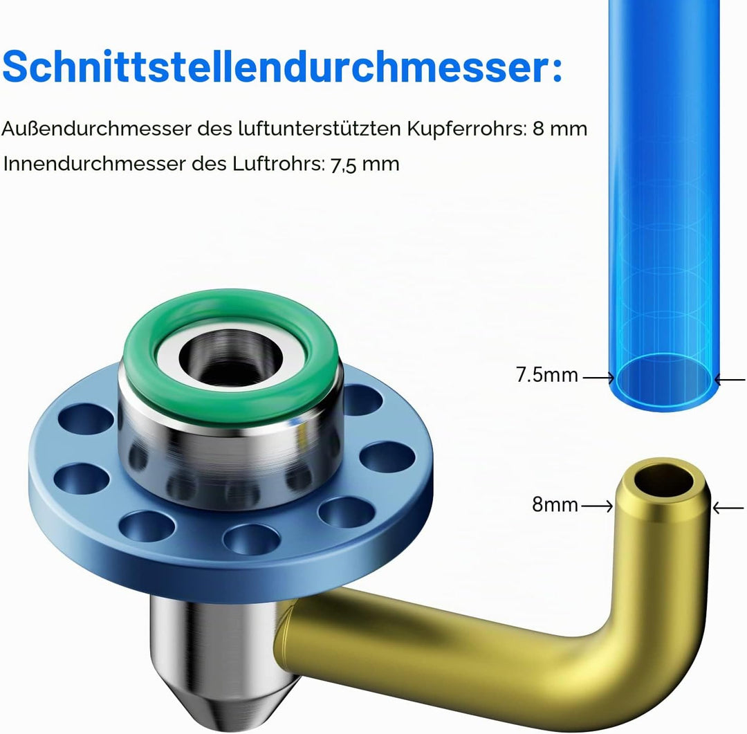 SCULPFUN S9 Luftunterstützungs-Düsenkit für Lasermaschine, Hochgeschwindigkeits S9 Air Assist Nozzle
