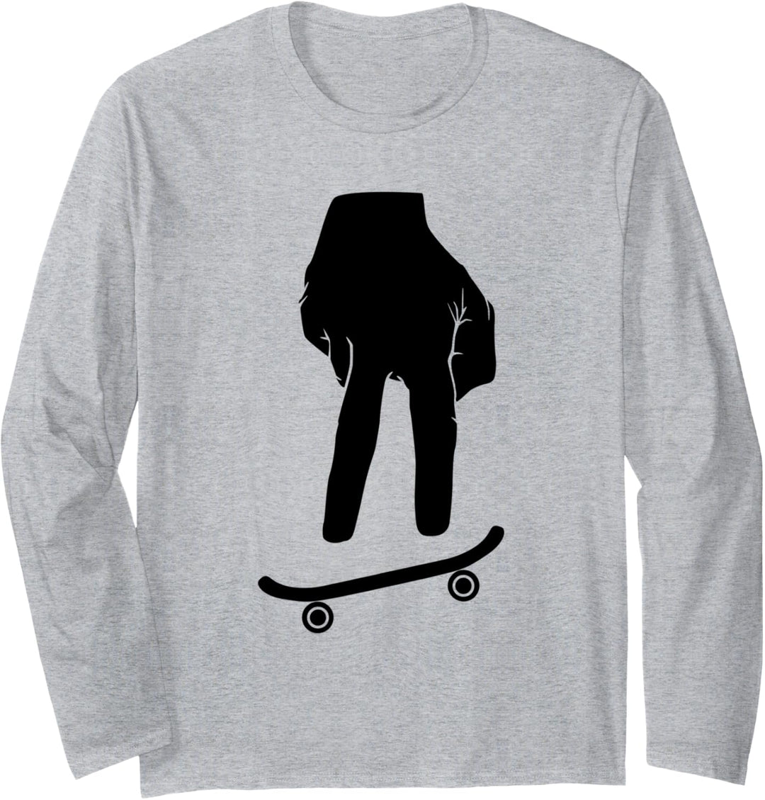 Finger-Skateboarding Hobby Skateboard Langarmshirt