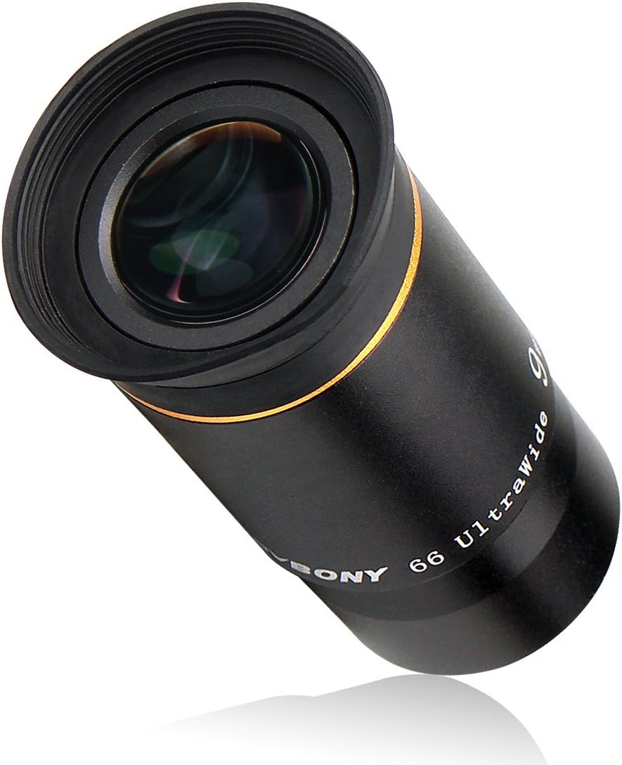 Svbony Okular-Teleskop 1,25 Zoll FMC 9 mm Okular 66° Astronomie Okular für Teleskop 9mm, 9mm