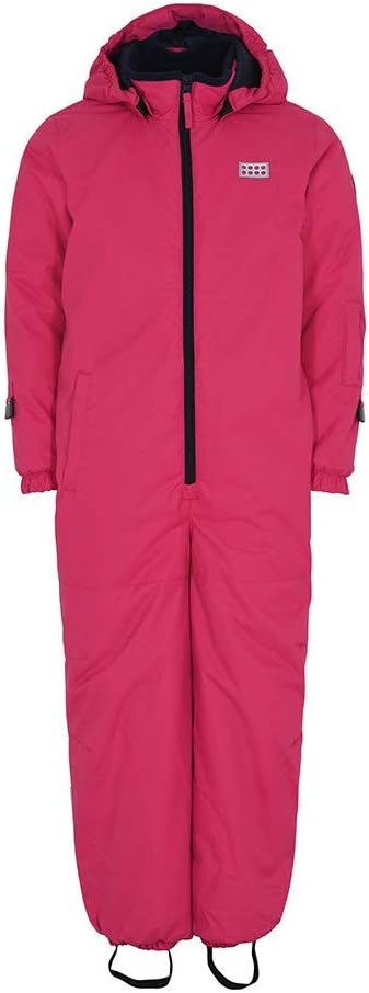 LEGO Unisex Kid's Lwjipe-Basic Snowsuit 86 494 Dark Pink, 86 494 Dark Pink