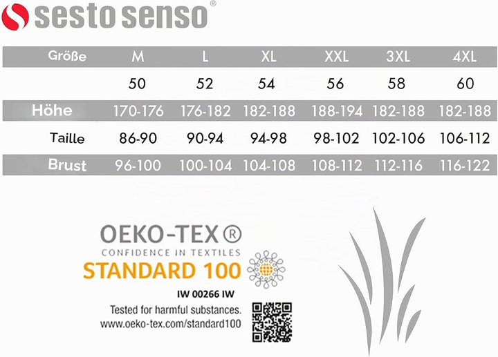 Sesto Senso Schlafanzughose Herren Kurz Baumwolle Pyjamahose 1er 2er Pack, 2er Pack - Dunkelblau + G