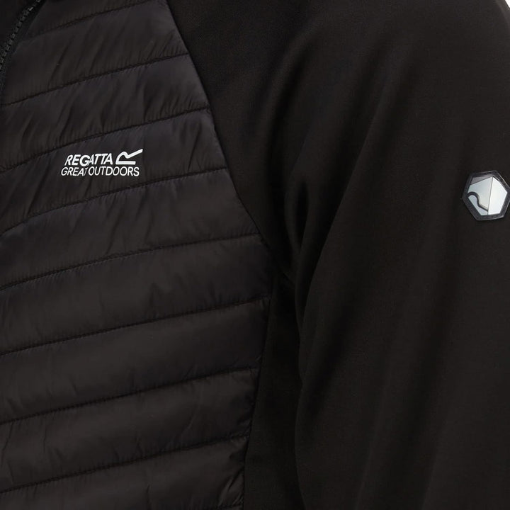 Regatta Herren Andreson VII Hybrid Hybridjacke, Schwarz, XXL M Schwarz, M Schwarz