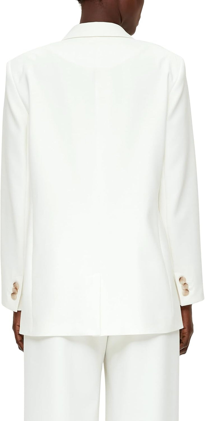 s.Oliver Blazer aus Baumwollstretch 34 Weiss, 34 Weiss