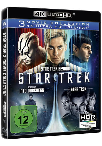 Star Trek - 3-Movie Collection (4K Ultra-HD) (3 Blu-ray 4K) (+ 3 Blu-ray 2D), 4K