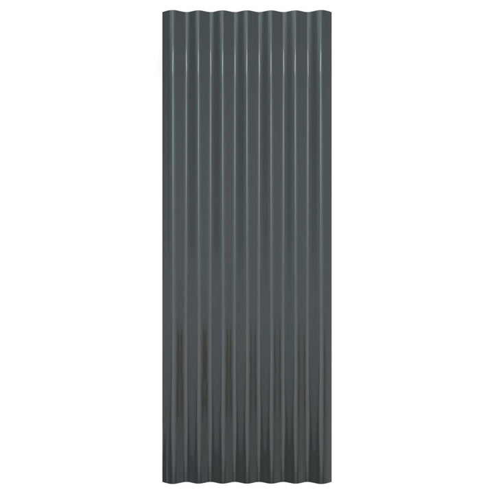 Gecheer 12 STK. Dachpaneele Dachpfannen Profilblech Trapezblech Dachblech Stahlblech Trapezbleche Da