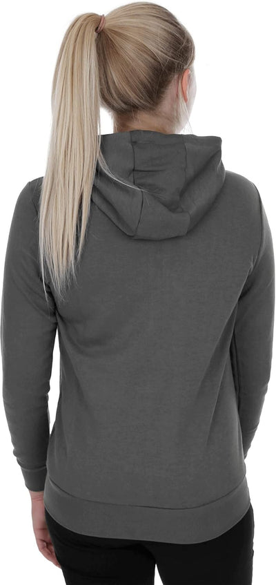 Erima Damen Basic Kapuzensweat Jacke 34 Slate Grey, 34 Slate Grey