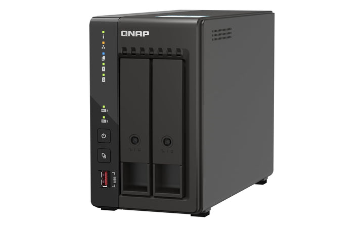 QNAP TS-253E-8G-US 2 Bay Hochleistungs-Desktop-NAS mit Intel Celeron Quad-Core-Prozessor, 8 GB DDR4