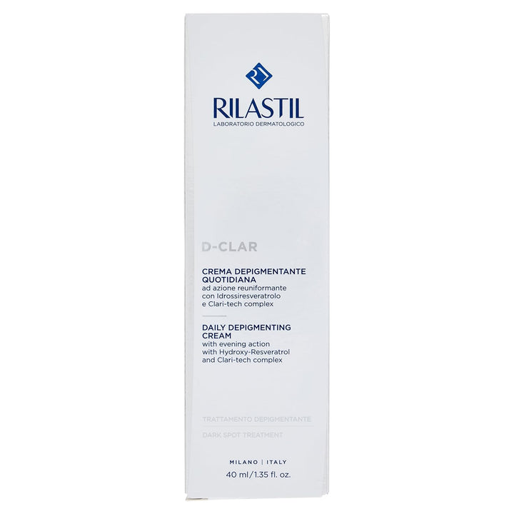 Rilastil D-Clar Fluid Depigmenting Face Cream, Anti-Makel-Behandlung, strahlende und homogene Haut,