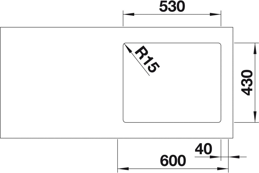 BLANCO ETAGON 500-IF | Edelstahl | Einbauart: Einbau von Oben &amp; Flächenbündig | ohne Ablauffernbedie
