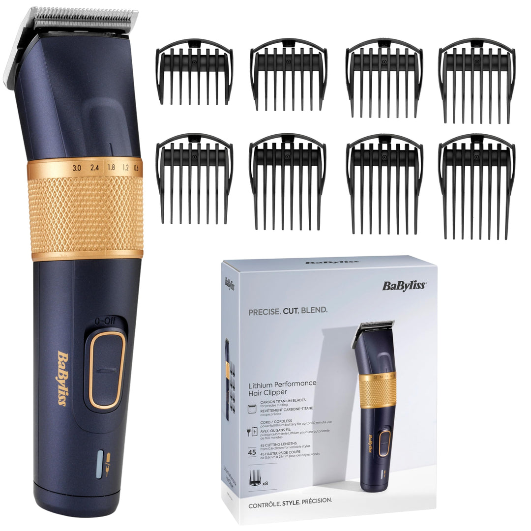 BabylissMen E986E Power-Haarschneidemaschine, Lithium-Akku