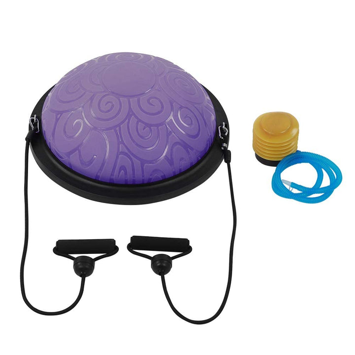 Ejoyous Balance Ball Trainer, 46cm Anti-Rutsch Balance Board Halbkugel Gymnastikball Yoga Halbball m