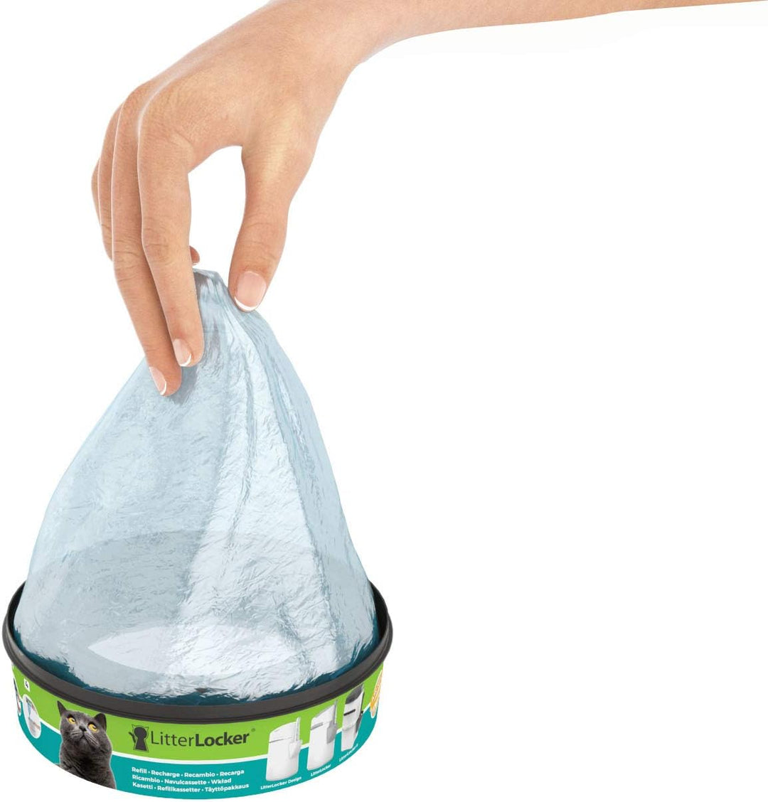 Litter Locker Pack de 3 RECHARGES Runde Displayschutzfolie aus Kunststoff für Katzen grün 17 x 17 x