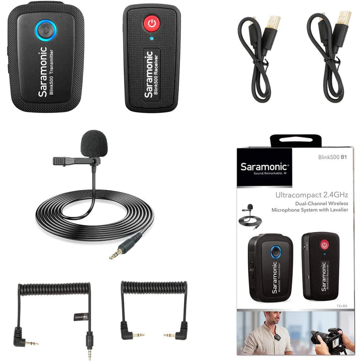 Saramonic Funkmikrofon Set Blink 500 B1, Nero
