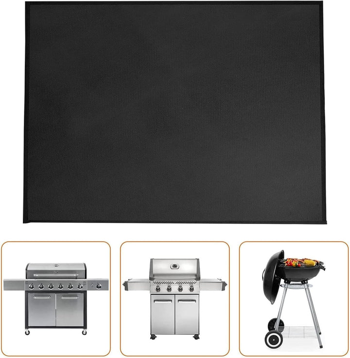 100 x 152 cm Feuerschutzmatte Feuerfeste Unterlage Brandschutzmatte Anti-Rutsch wasserdichte Grillma
