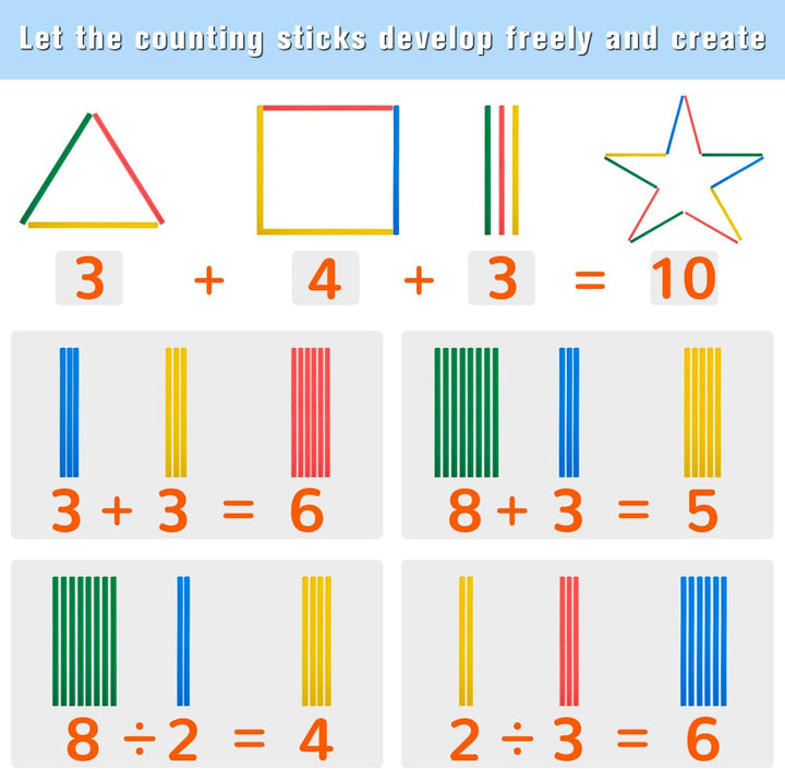 Rechenschieber Kinder, Rechenschieber Grundschule mit 100 Bunten Perlen, Rechenmaschine Kinder mit 1