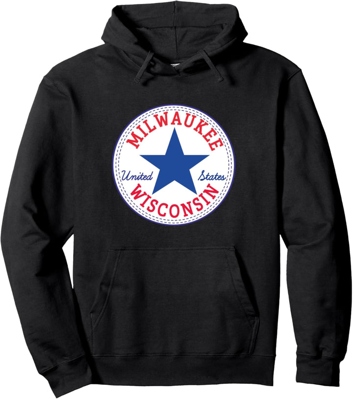 Milwaukee Wisconsin USA United States Outdoor Skater Rocker Pullover Hoodie