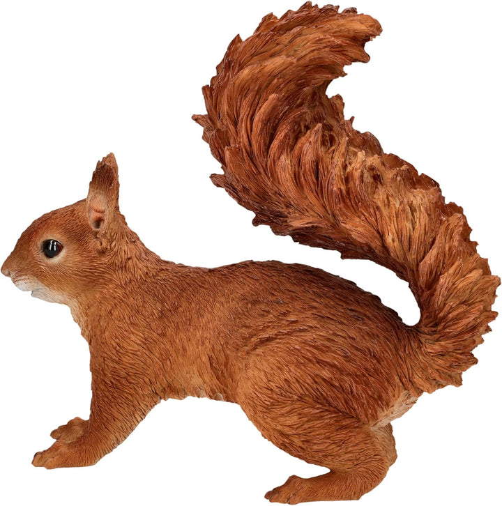 Figuren Shop GmbH Gartenfigur Eichhörnchen – Lebensechte HotAnt Figur, 22 cm, wetterfest &amp; handbemal